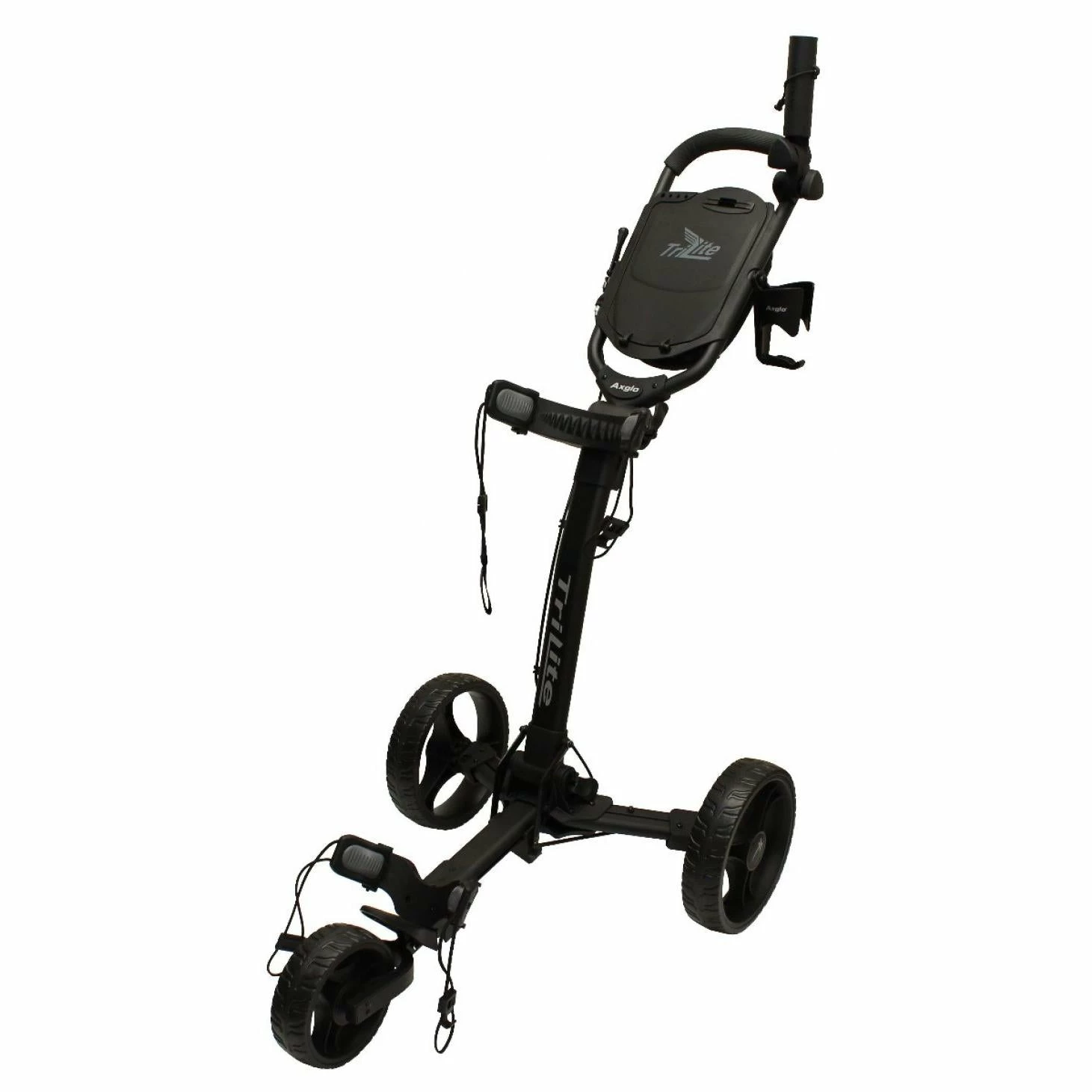 Axglo TriLite 3 Wheel Golf Trolley | Black/Black
