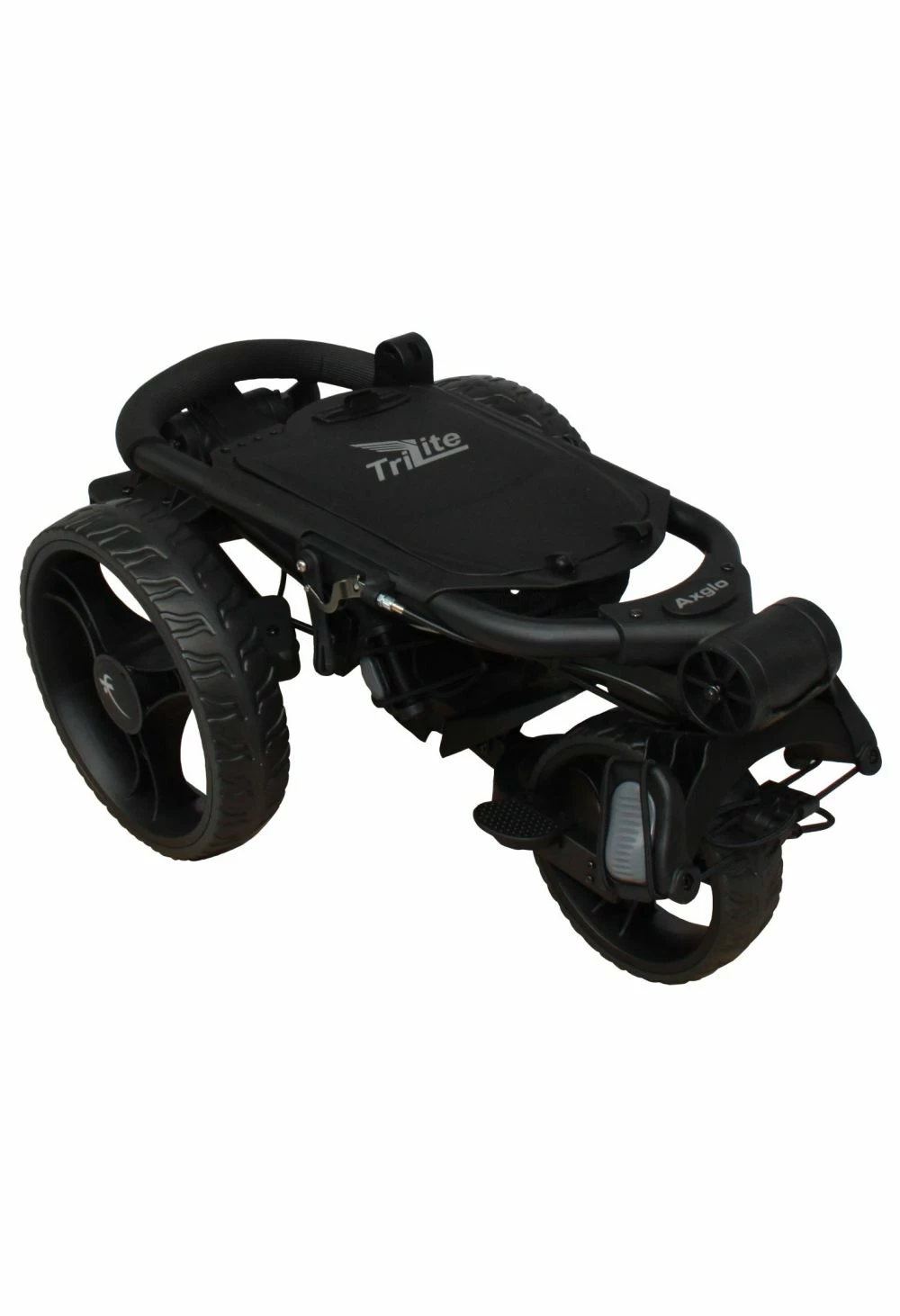 Axglo TriLite 3 Wheel Golf Trolley | Black/Black - Image 3