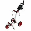 Axglo TriLite 3 Wheel Golf Trolley | White/Red