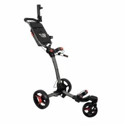 Axglo Tri-360 V2 Golf Trolley | Black/Red
