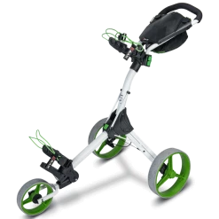 Big Max IQ+ Push Golf Trolley | White/Lime