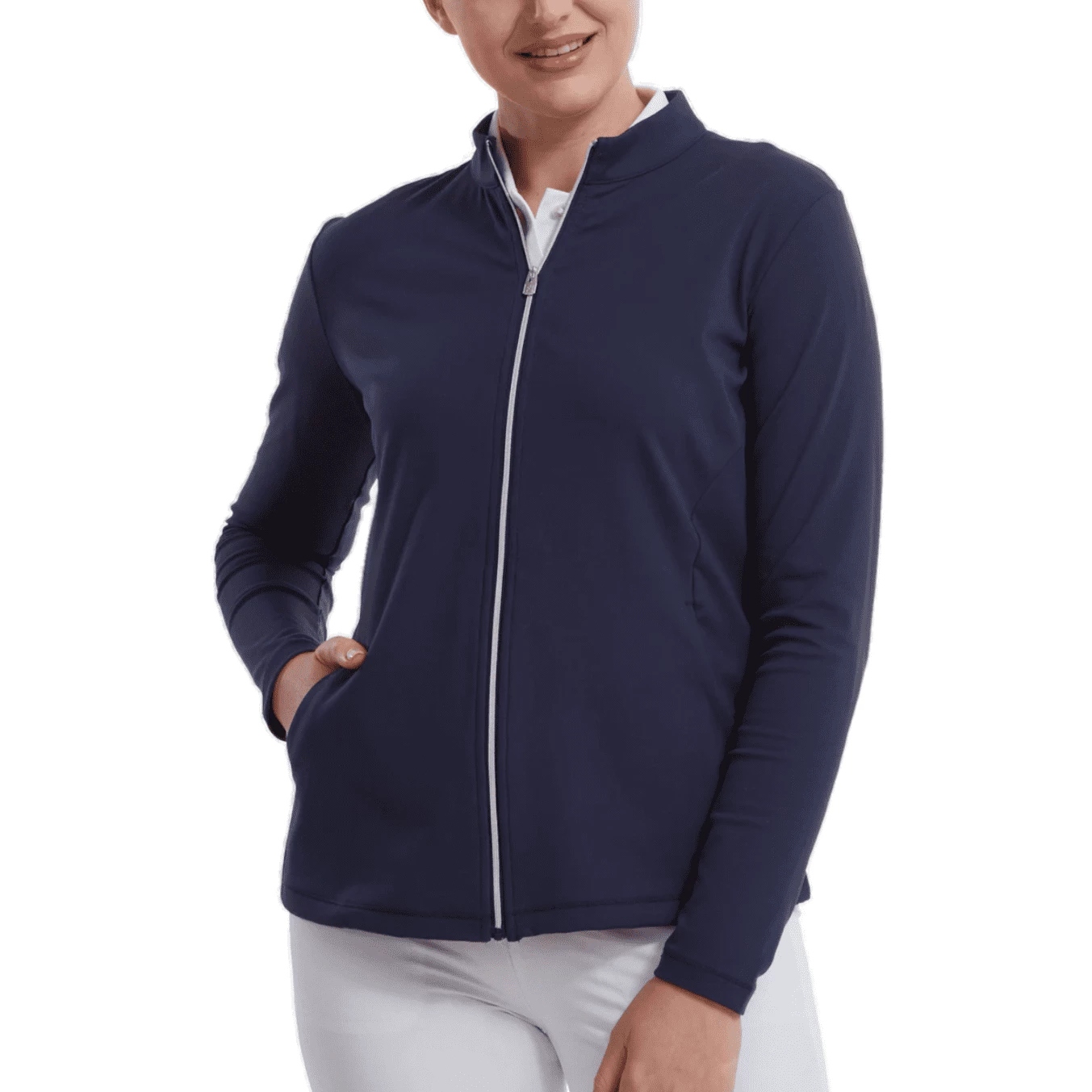 FootJoy Ladies Full Zip Golf Mid Layer 88503 - Image 2