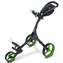 Big Max IQ+ Push Golf Trolley | Black/Lime