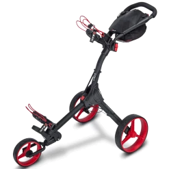 Big Max IQ+ Push Golf Trolley | Black/Red