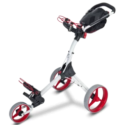Big Max IQ+ Push Golf Trolley | White/Red