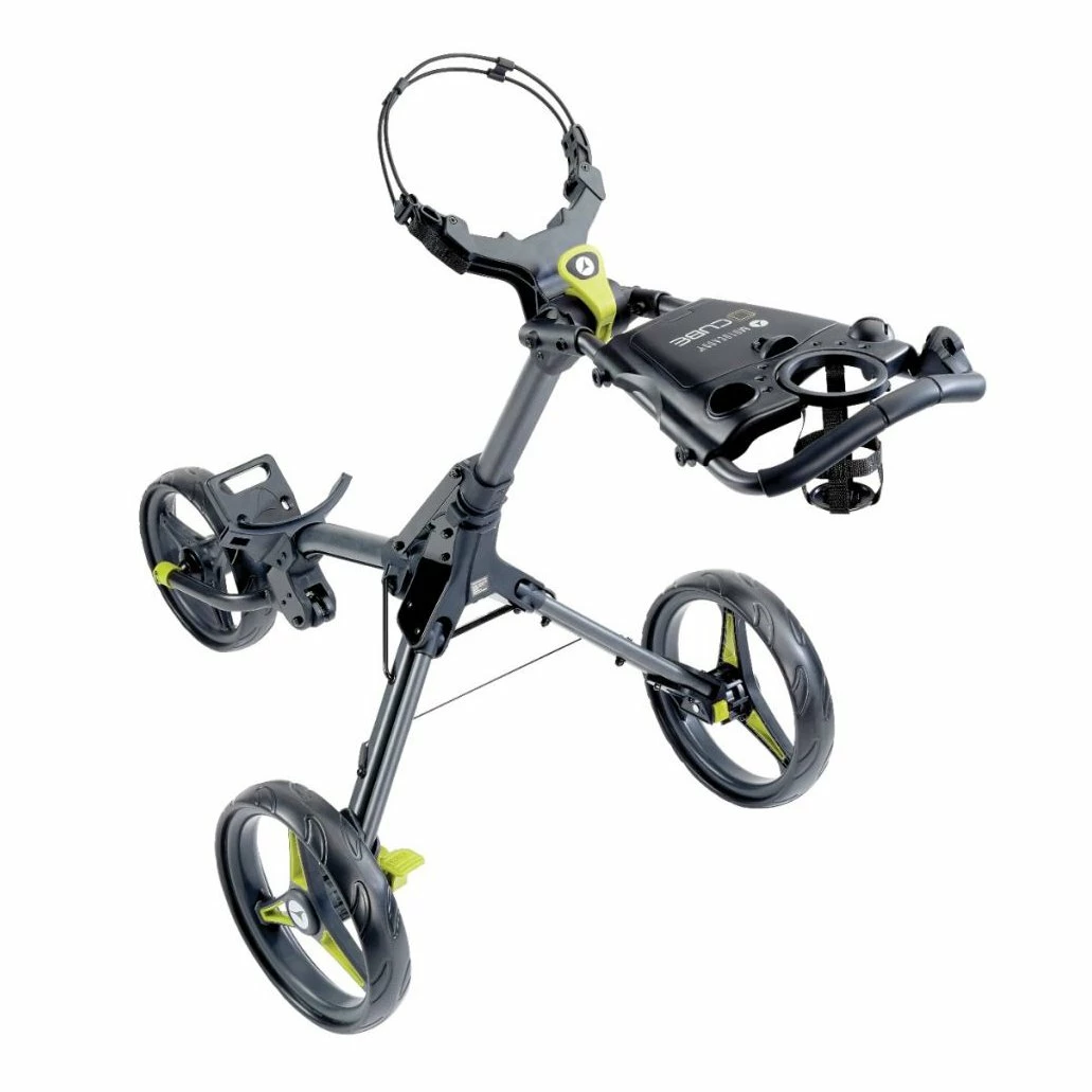 Motocaddy Cube Golf Push Trolley | Lime - Image 2