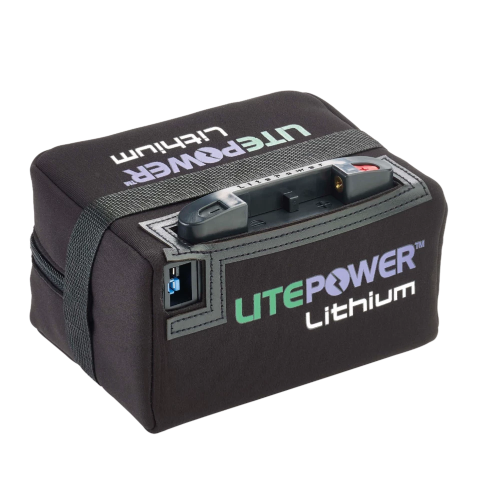 Motocaddy LitePower 12V Extended Lithium Battery & Charger | 36 Hole