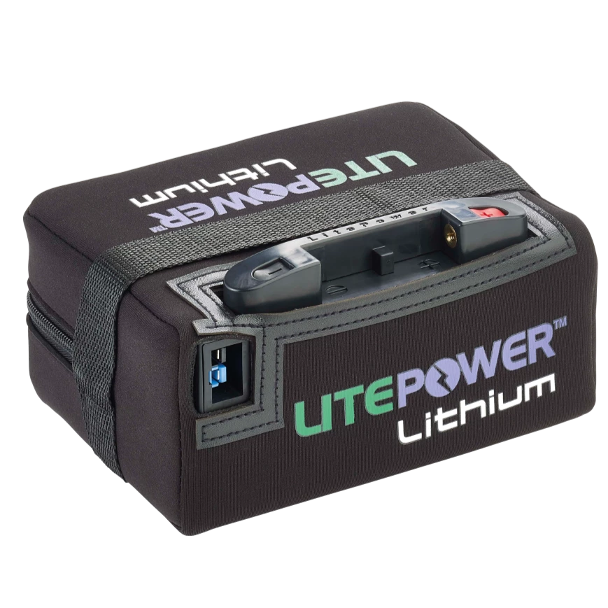 Motocaddy LitePower 12V Standard Lithium Battery & Charger | 18 Hole