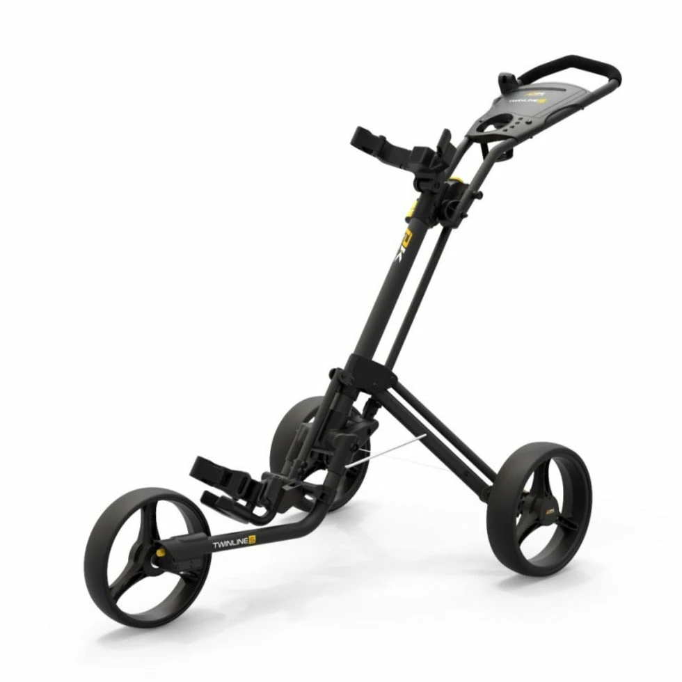 Powakaddy Twinline 5 Push Golf Trolley | Matte Black