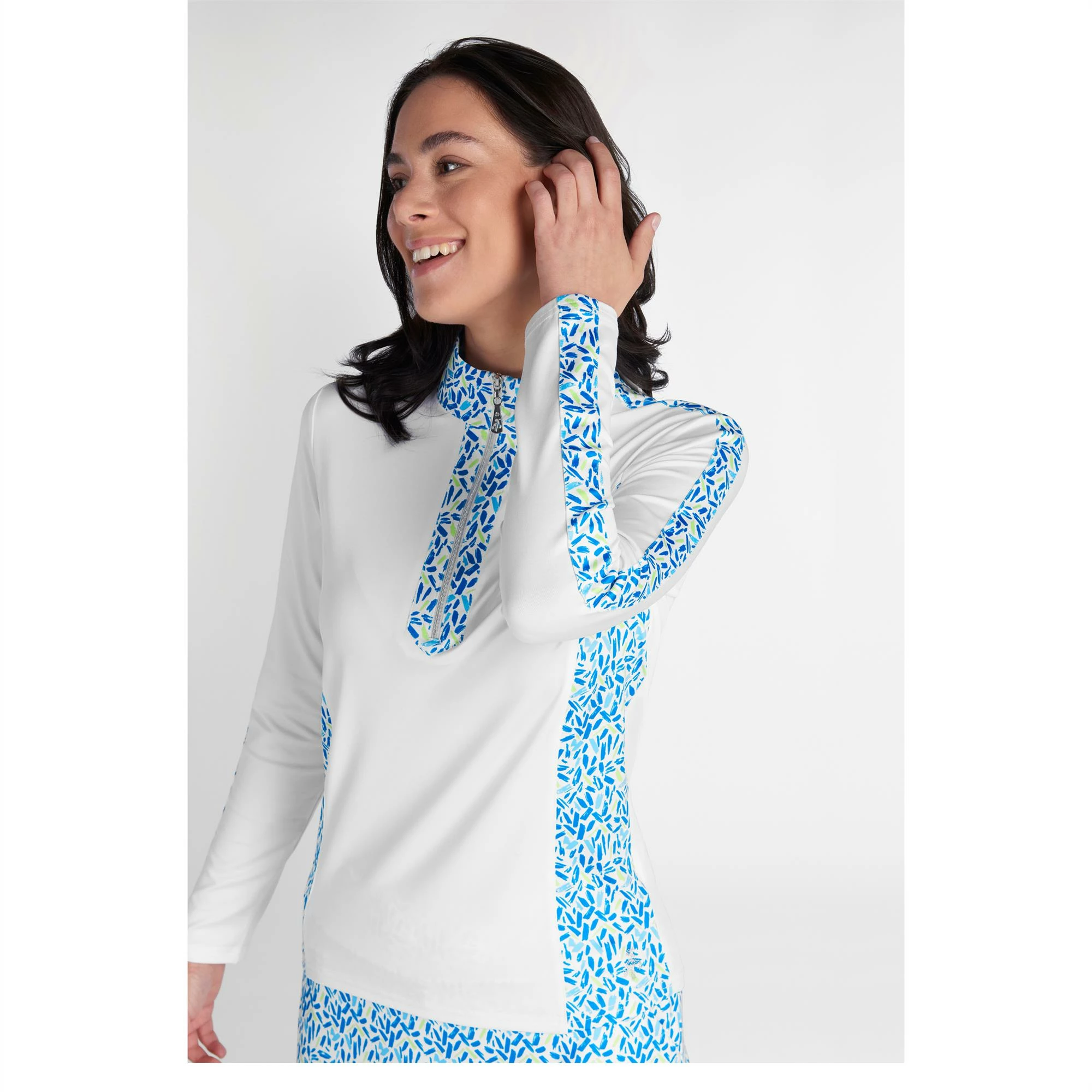 Green Lamb Ladies Kaz Long Sleeve Golf Top SG22927 - Image 4