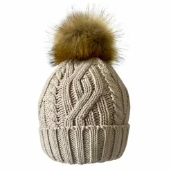 Surprize Shop Surprizeshop Ladies Waterproof Golf Bobble Hat